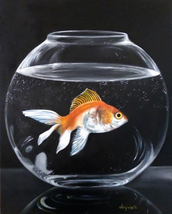 Little red fish by Anna Rita Angiolelli
